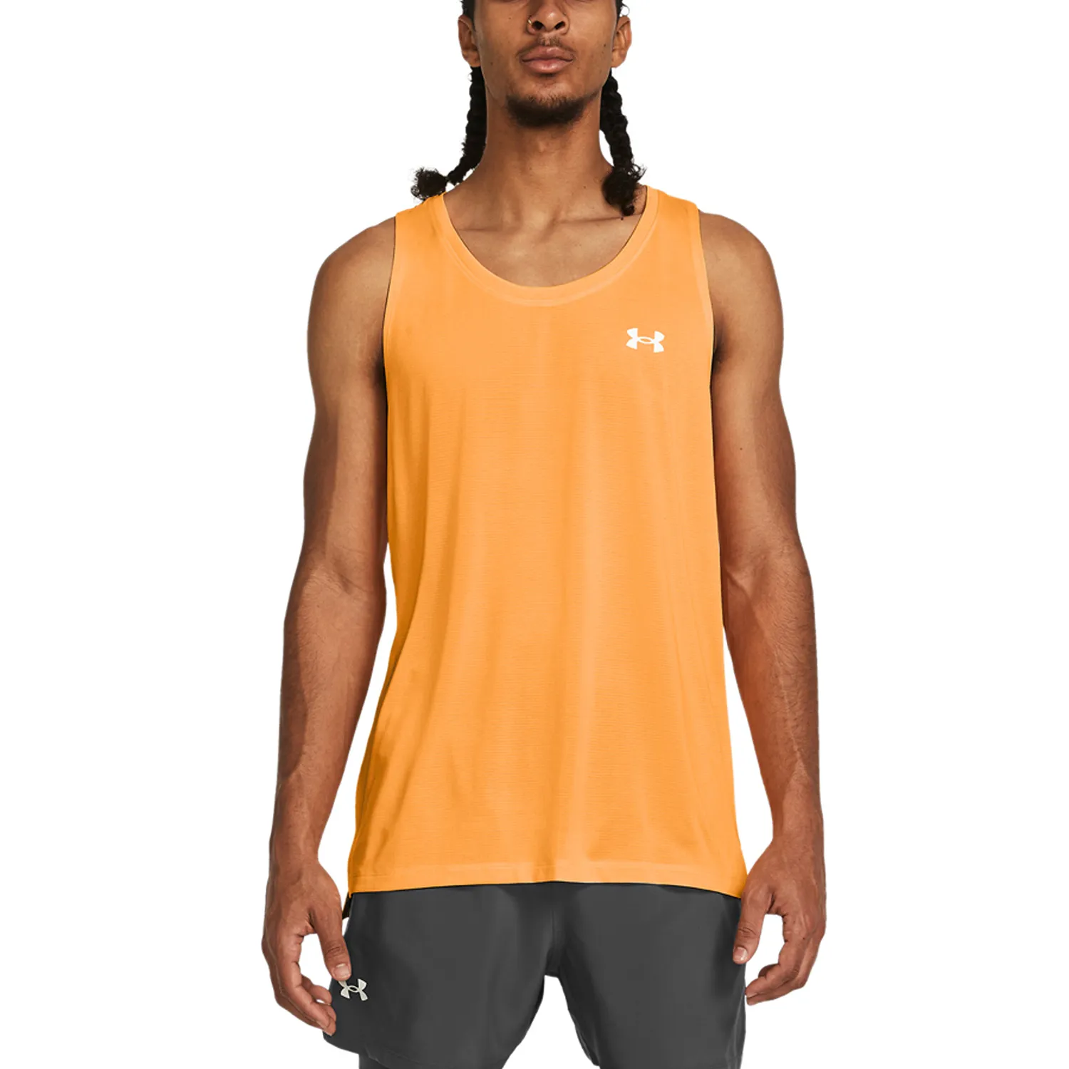 Under Armour Streaker Canotta  Nova Orange/Reflective