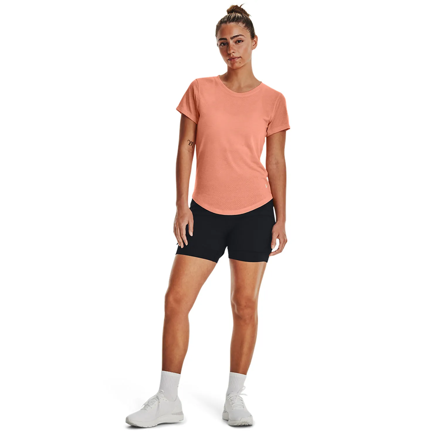 Under Armour Streaker Maglietta  Bubble Peach/Reflective