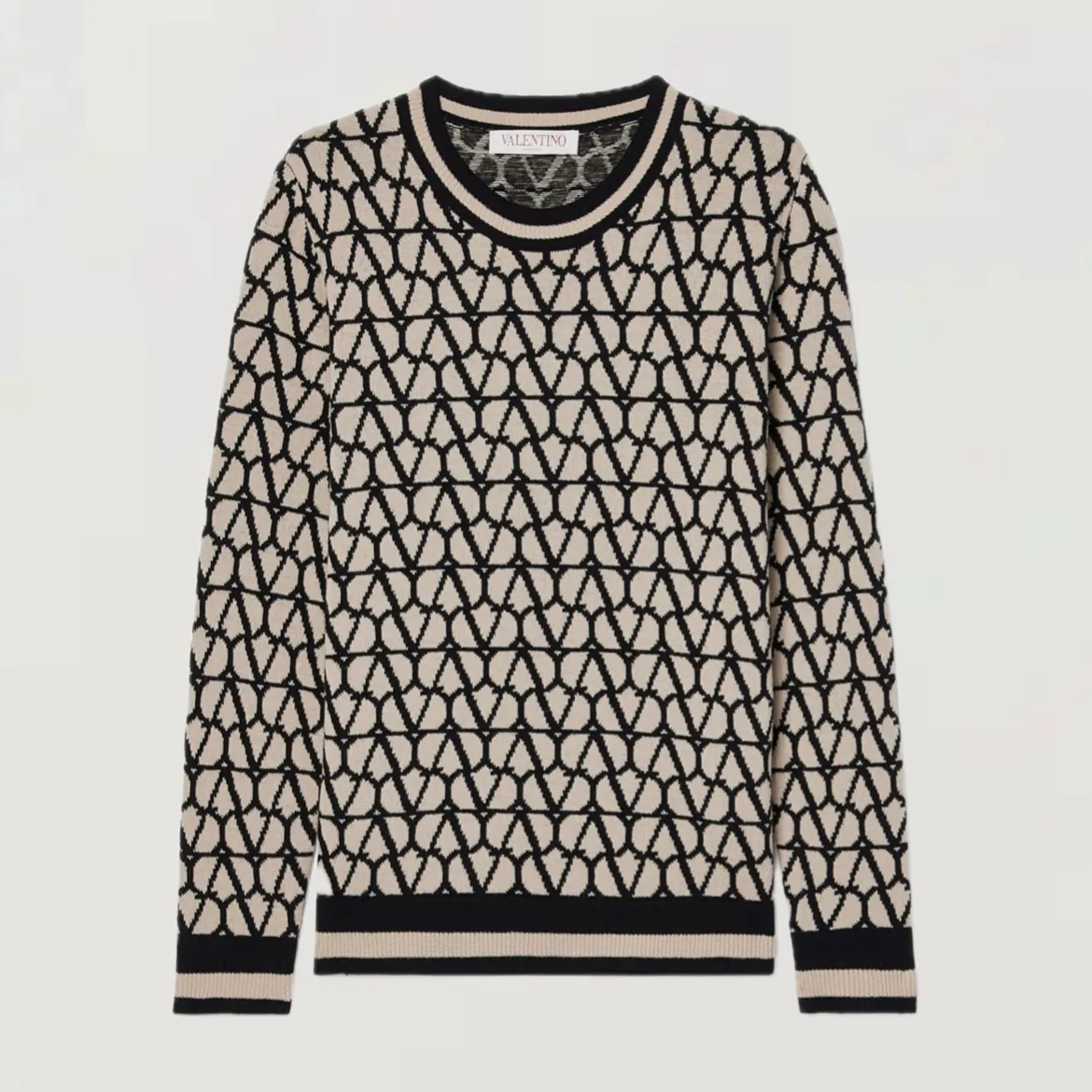 VALENTINO  |Crew Neck Casual Style Unisex Wool Street Style Long Sleeves