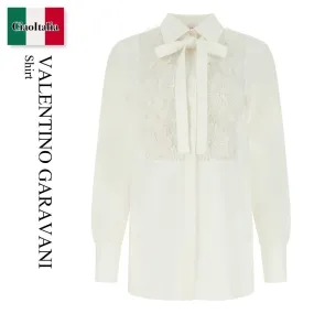 VALENTINO  |Embroidered Cotton Poplin Shirt