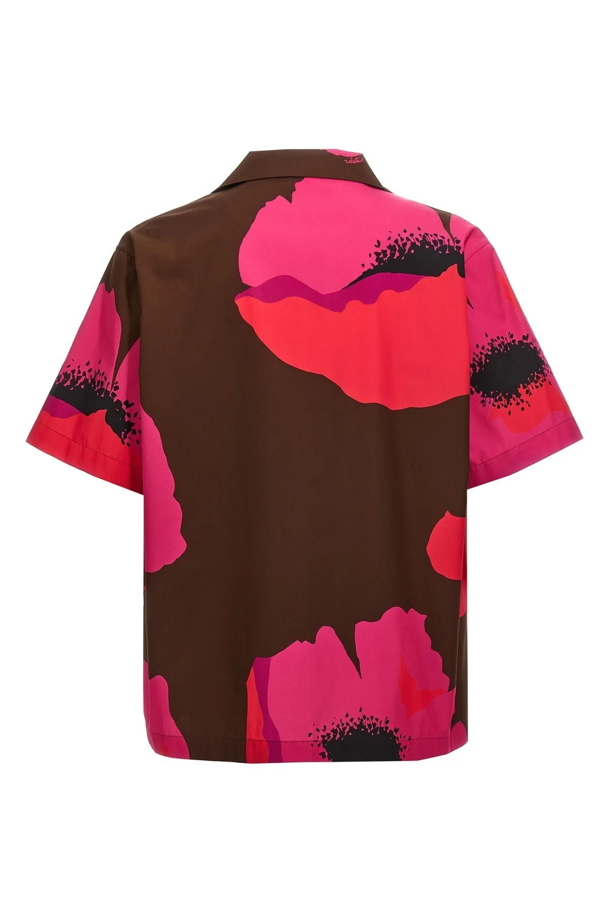 VALENTINO  |Flower Patterns Unisex Cotton Short Sleeves Oversized Logo