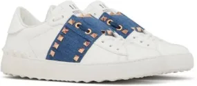 Valentino Garavani Rockstud Untitled leather sneakers White