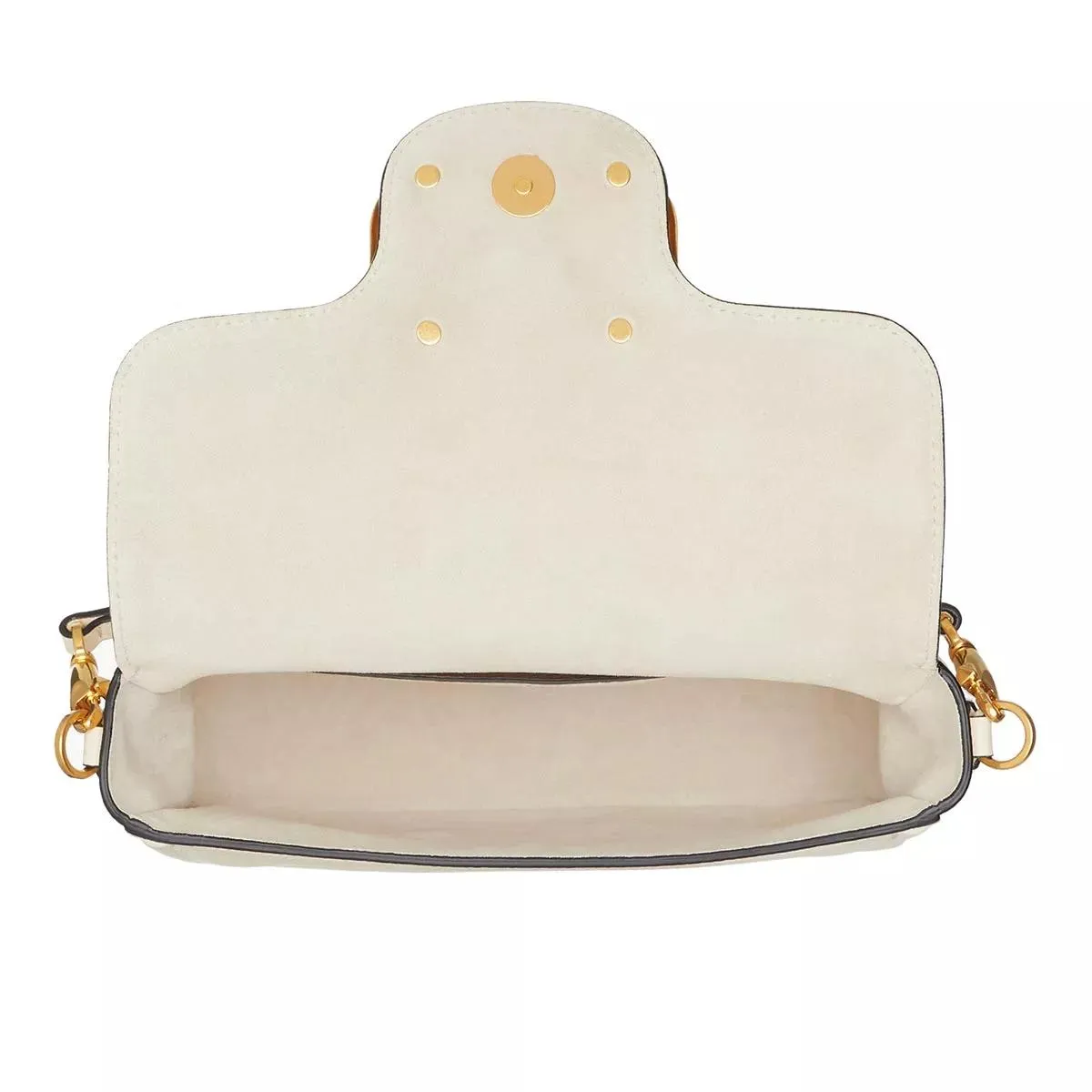 Valentino Garavani  Shoulder Bag Alltime Brass Logo Ivory