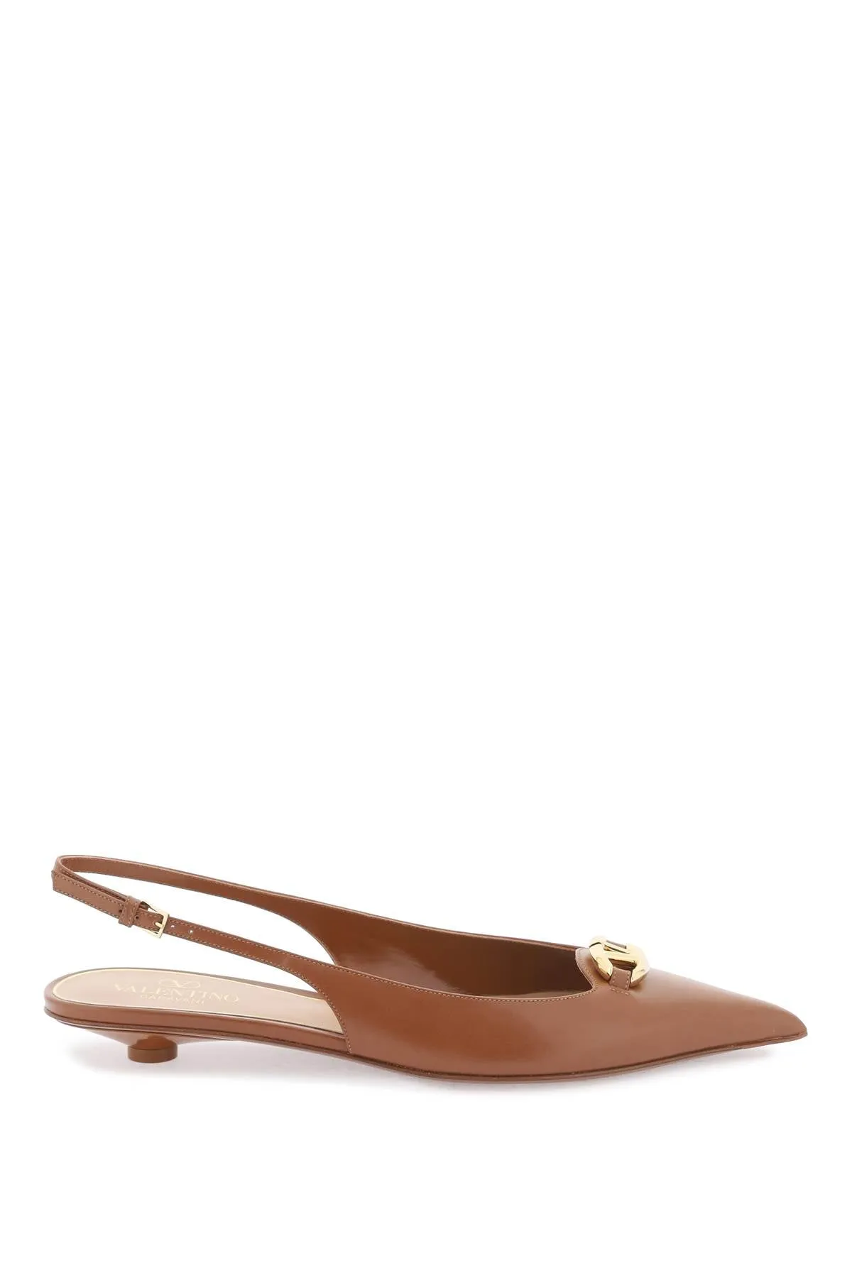 Valentino garavani slingback vlogo ballerina 4W0S0IY1EEY TOBACCO