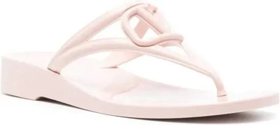 Valentino Garavani VLogo Signature thong sandal Pink