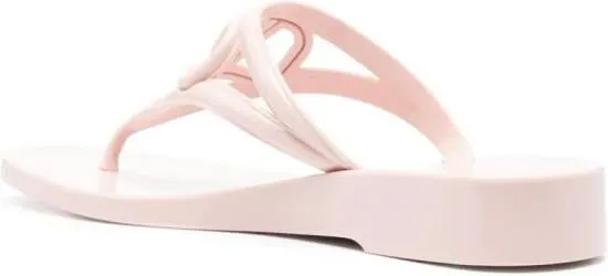 Valentino Garavani VLogo Signature thong sandal Pink