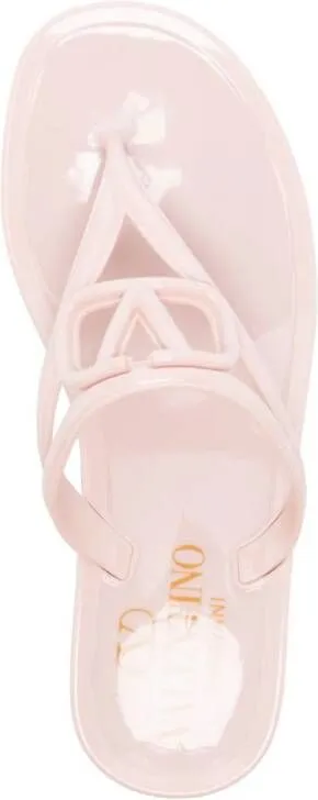 Valentino Garavani VLogo Signature thong sandal Pink