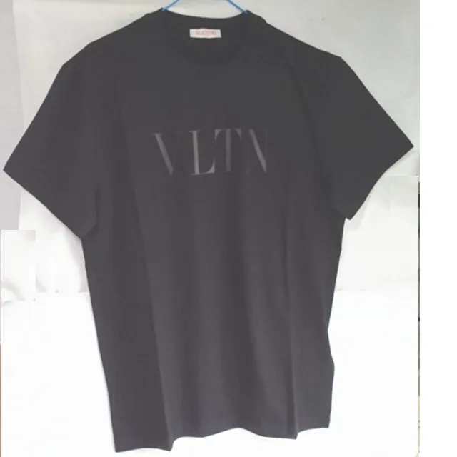 VALENTINO  |Unisex Street Style Cotton Short Sleeves Logo Luxury