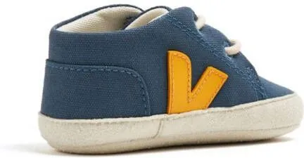 VEJA Kids organic-cotton pre-walkers Blue