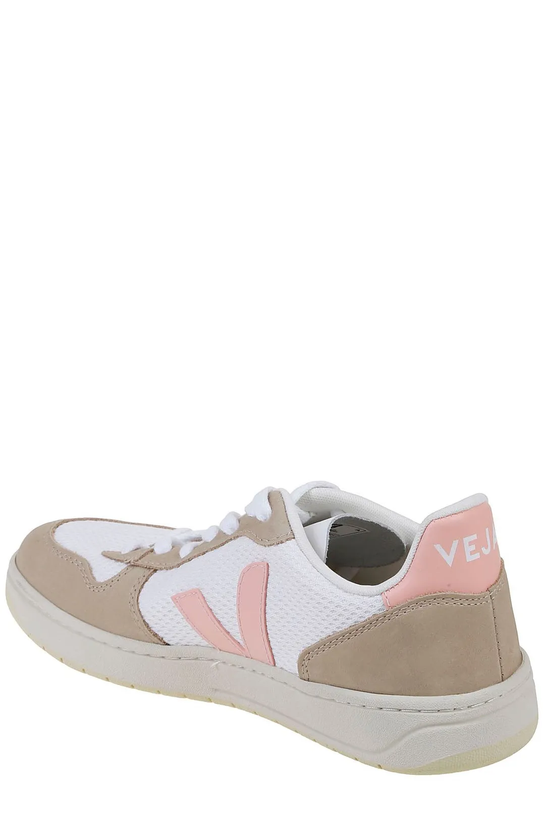 Veja Round Toe Lace-Up Sneakers