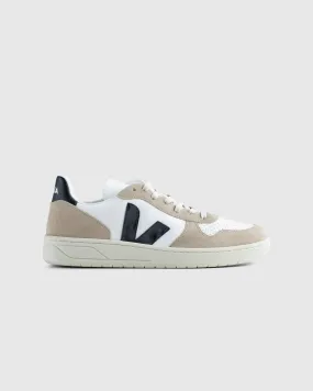 VEJA – V-10 Chrome-Free Leather White/Black/Sahara | Highsnobiety Shop