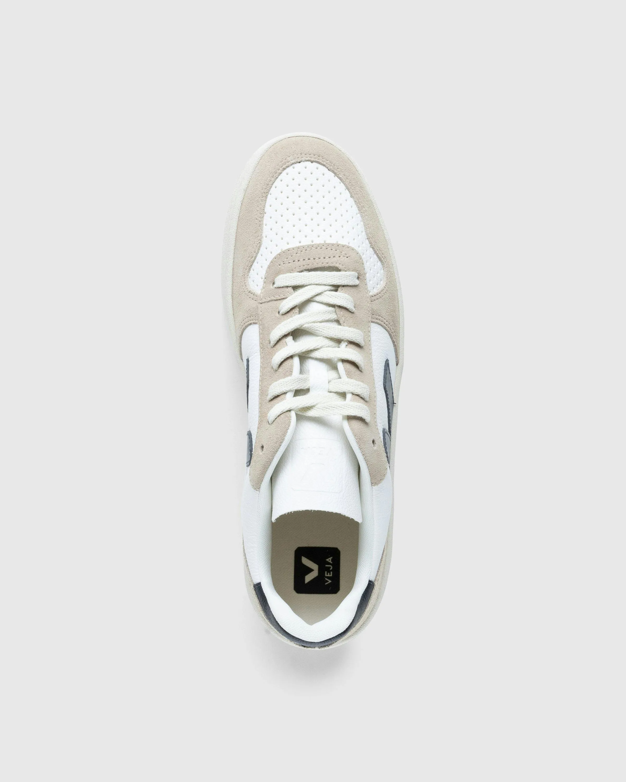 VEJA – V-10 Chrome-Free Leather White/Black/Sahara | Highsnobiety Shop