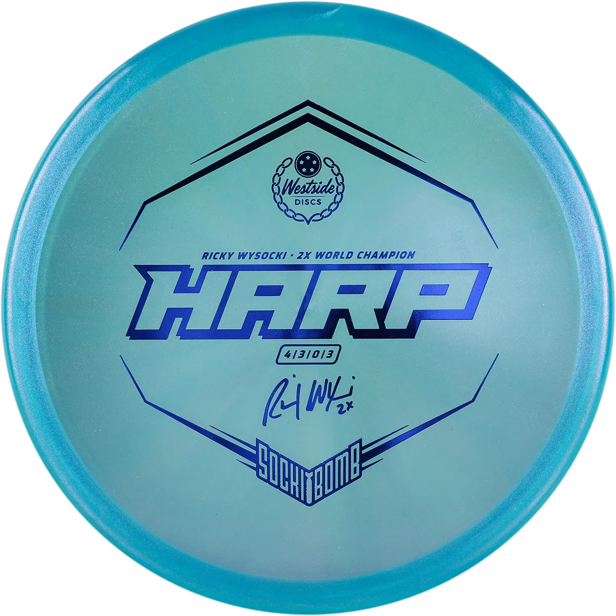 VIP-Ice Glimmer Harp - Ricky Wysocki Sockibomb Stamp