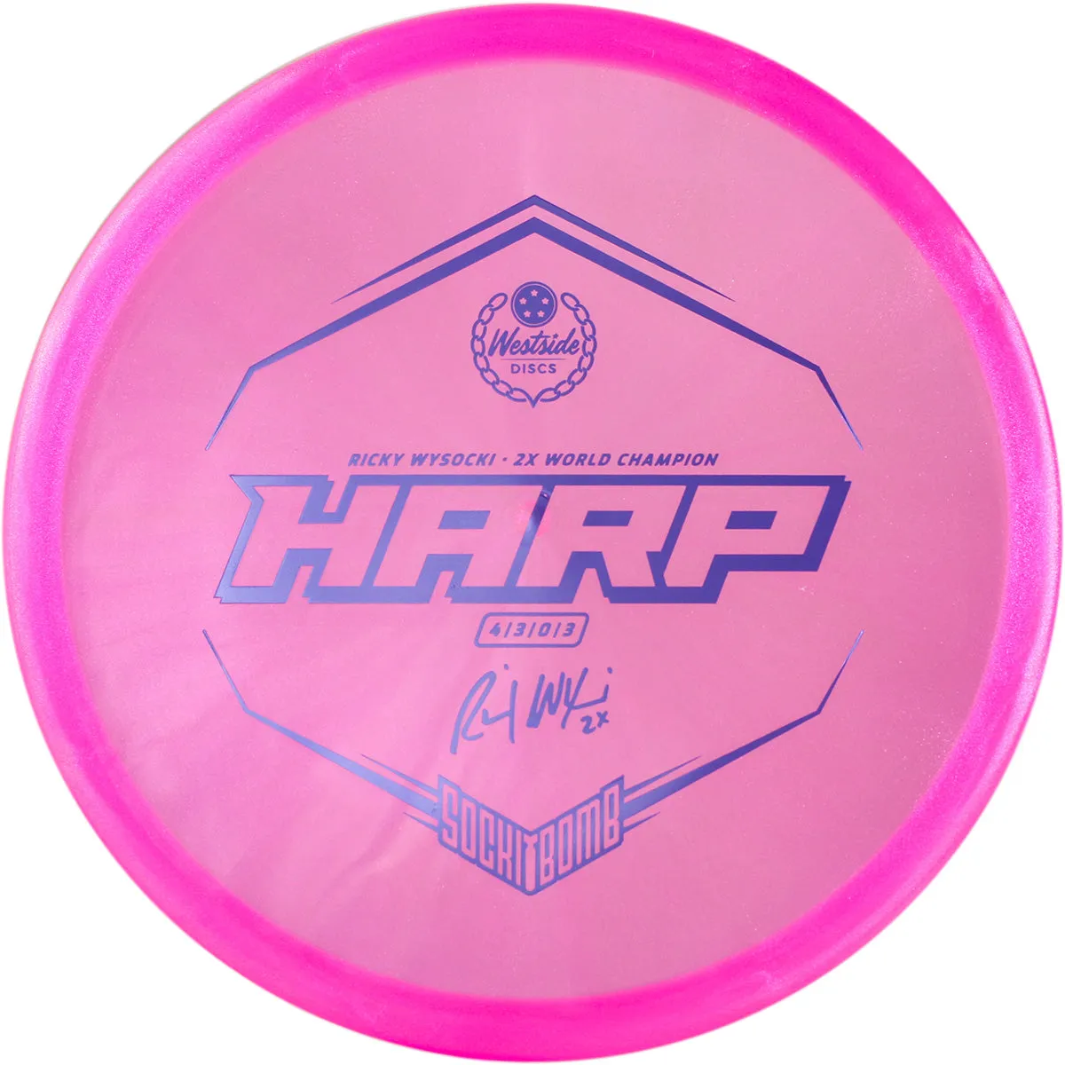 VIP-Ice Glimmer Harp - Ricky Wysocki Sockibomb Stamp