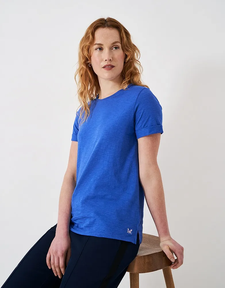 Women's Perfect Crew Neck Slub T-Shirt from Crew Clothing Company