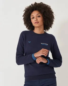 Women's Williams Organic Cotton Sweatshirt from Crew Clothing Company