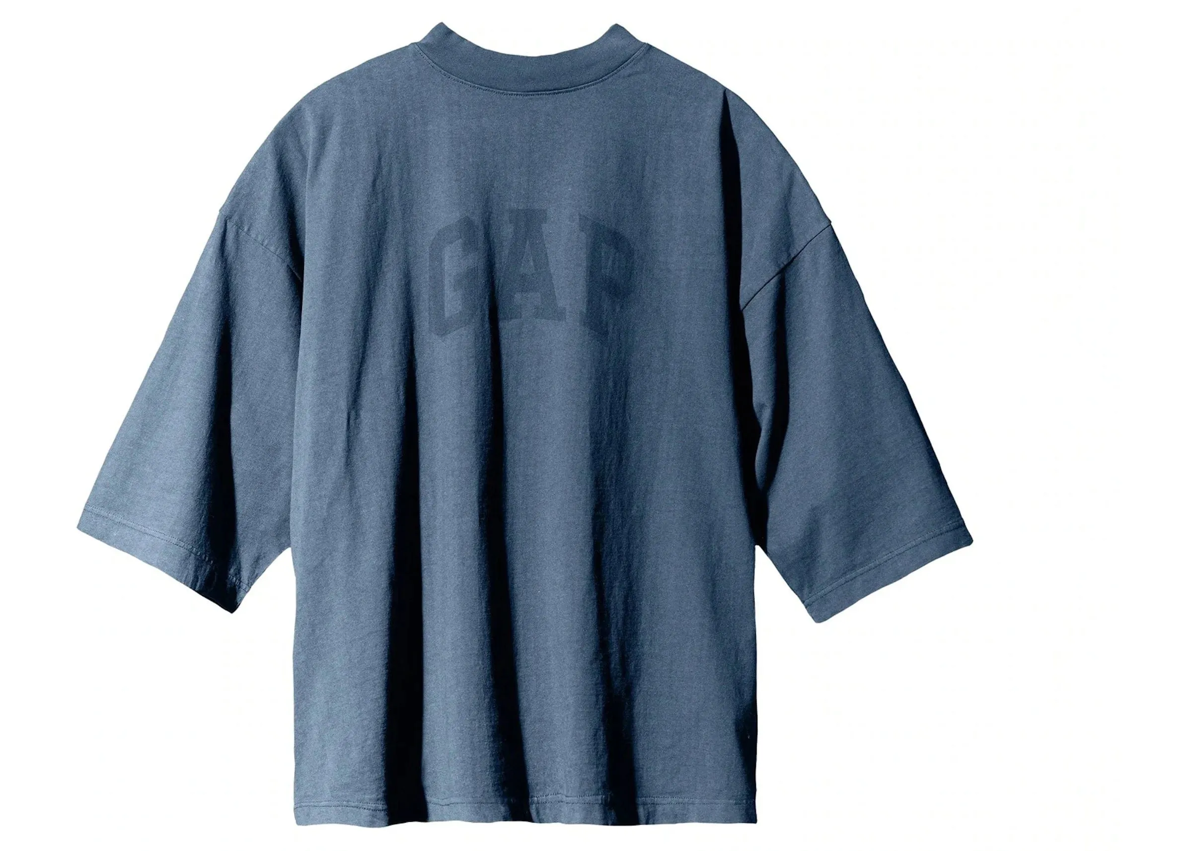 Yeezy Gap Engineered by Balenciaga Dove 3/4 Sleeve Tee 'Dark Blue'