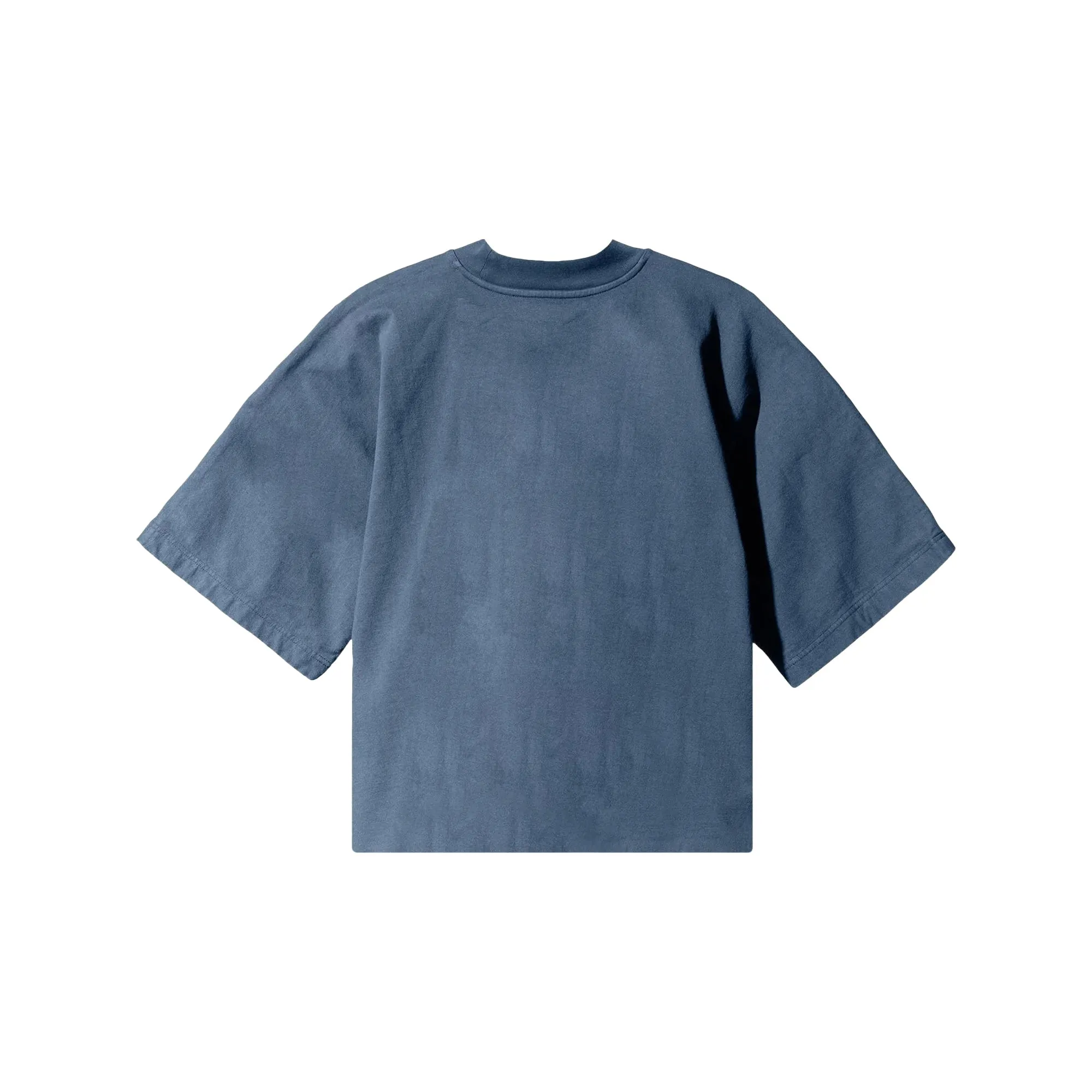 Yeezy Gap Engineered by Balenciaga Logo No Seam Crop Tee - Dark Blue