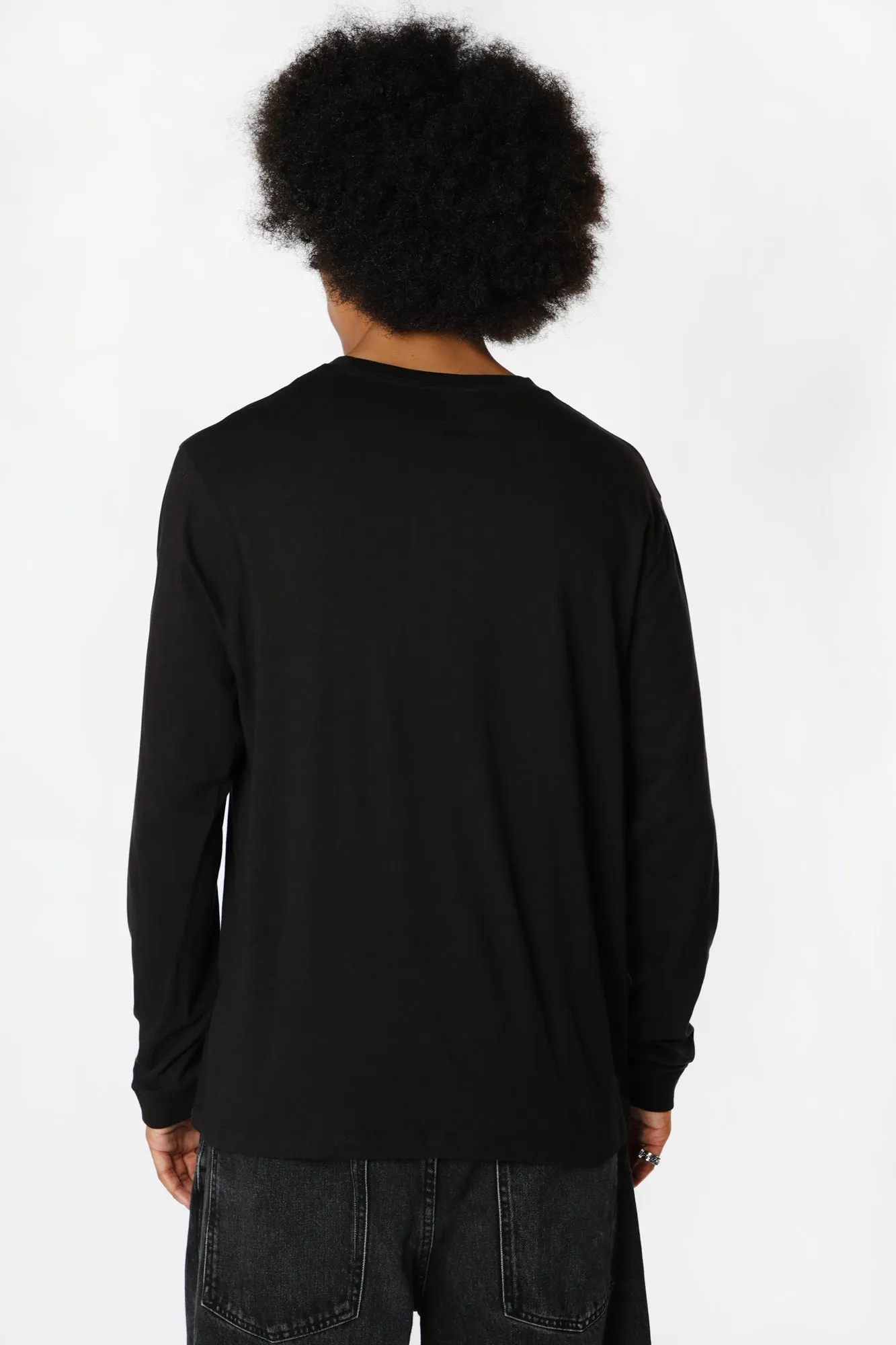 Zoo York Mens Multi Logo Long Sleeve Top